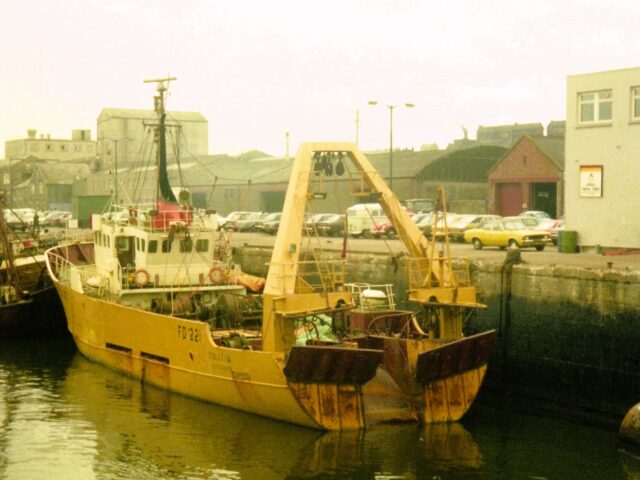 Fishing vessel Collena, Collena FD221 alongside Albert Quay, Aberdeen