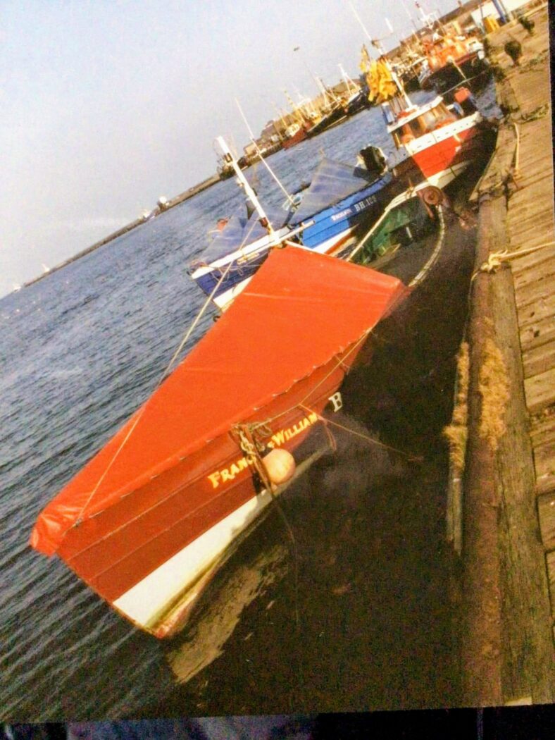Fishing vessel Frances William, seen here in Amble