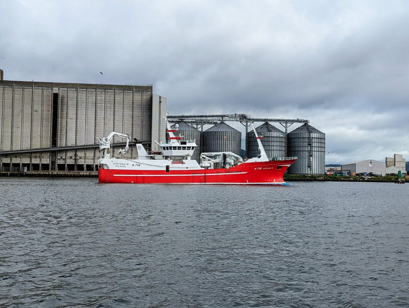 Fishing vessel Stephanie M, Sailing from Belfast