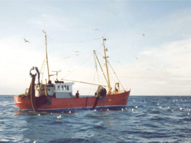 Fishing vessel COQUET VALE, at AMBLE