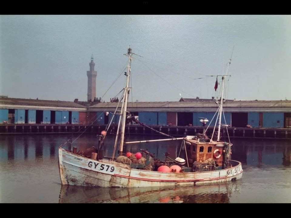 Fishing vessel Scanbouy, Scanbouy away to land in Grimsby, at Grimsby